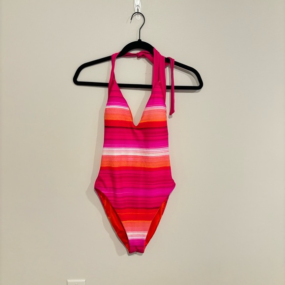 NWT Trina Trunk Halter Swimsuit - Picture 2 of 4